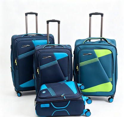 24-Inch Suitcase: Large, Durable with Silent Wheels & Lock | For Students & Business Travelers
