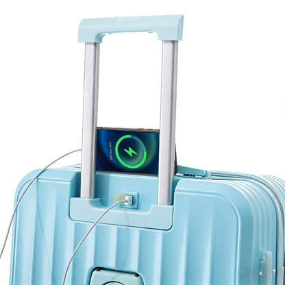 Cute-Style 24-Inch Rolling Suitcase: Stylish & Durable for Student Travel, Unisex Design