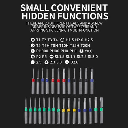 Magnetic Screw Driver Kit Multi-purpose Precision Screwdriver Set Repair Tool Accessories