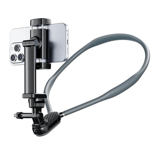 Neck‑Mount Shooting Holder, Compatible for Phone & Action Camera, First‑Person Vlog Recording, Mount for Biking & Outdoor Sports
