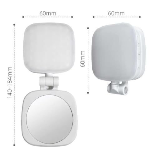 Mini Portable Magnetic Fill Selfie Light, Practical Auxiliary Lighting for Photography, Makeup, Live Streaming and Video Conference, Easy to Carry