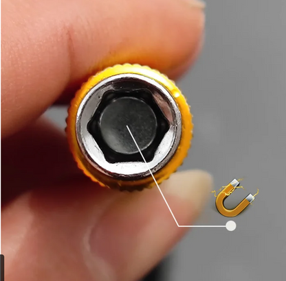 (🔥HOT SALE NOW 49% OFF) - Hexagonal Shank Metal Flex Universal Extension Bit Holder