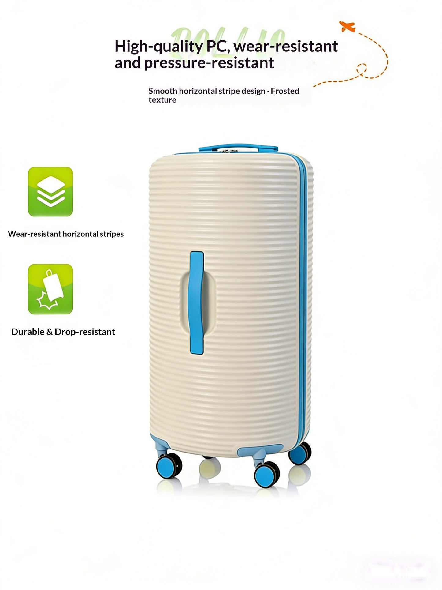 Compact Carry-On Luggage: Innovative Expandable Design, Large Capacity & Stylish