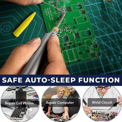 🔥🔥Wireless  cordless  rechargeable  charging Welding Tool Soldering Iron pen🔥🔥