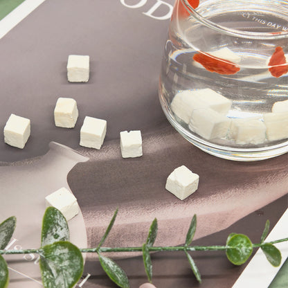250g Whole Cut Poria Cocos — Handcrafted Dried Herbal Cubes for Tea Infusion, Supports Spleen Health & Relaxation