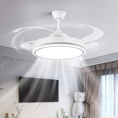 Redefine Your Space: 2026 Modern Ceiling Fan with Integrated LED — Silent, Energy-Saving & Minimalist for Any Room