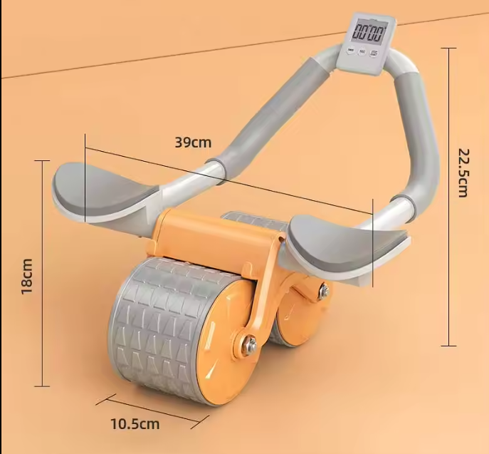Rebound Abdominal Wheel Multifunctional Dual Hand Support Abdominal Wheel