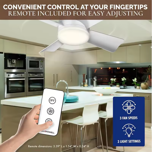 Mini ceiling fan light Cordless/Wireless