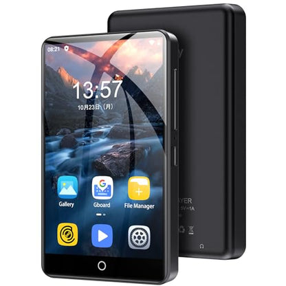 Full‑Touch‑Screen MP4 Walkman, Bluetooth MP3 Player, Slim & Portable, Multi‑Format Lossless Audio Device