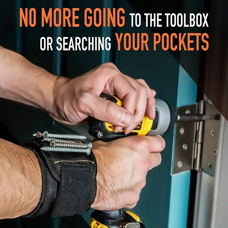The Handiest Magnetic Wristband for Screws & Hardware