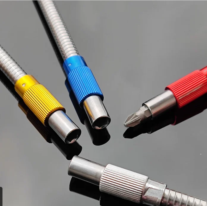 (🔥HOT SALE NOW 49% OFF) - Hexagonal Shank Metal Flex Universal Extension Bit Holder