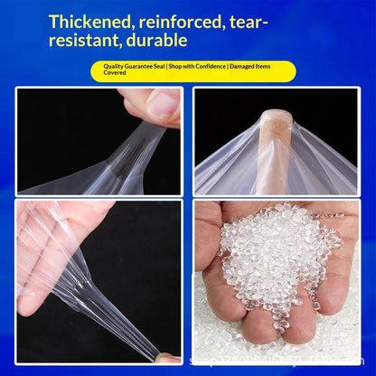 Thickened Transparent Waterproof Plastic Window Sheeting — Windproof & Heat-Retaining Film for Windows, Flower Rooms, Vegetable Greenhouses & Grow Tents