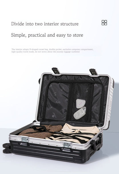 New 24-Inch Carry-On Luggage — Spacious & Durable Suitcase for Business Travel and Family Vacations, Designed for Men & Women