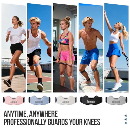 Patellar Tendon Support Strap 2 Pack,Silicone Knee Strap for Knee Pain Relief,Patella Band for Basketball, Jumpers Knee, Tendonitis, Running, Hiking, Soccer, Osgood Schlatter