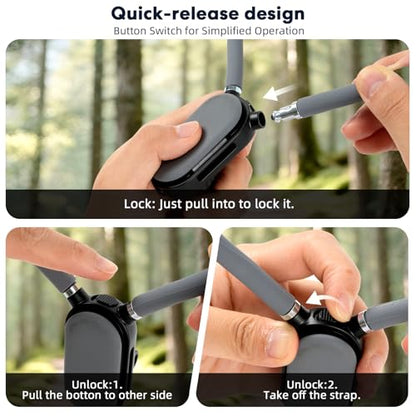Neck‑Mount Shooting Holder, Compatible for Phone & Action Camera, First‑Person Vlog Recording, Mount for Biking & Outdoor Sports