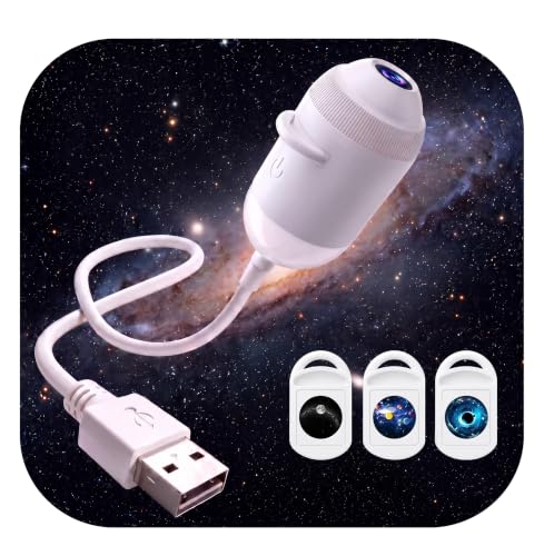 Multi‑scene Star Projector Ambient Light, USB Powered Starry Night Light, Galaxy Decor Light for Car & Home
