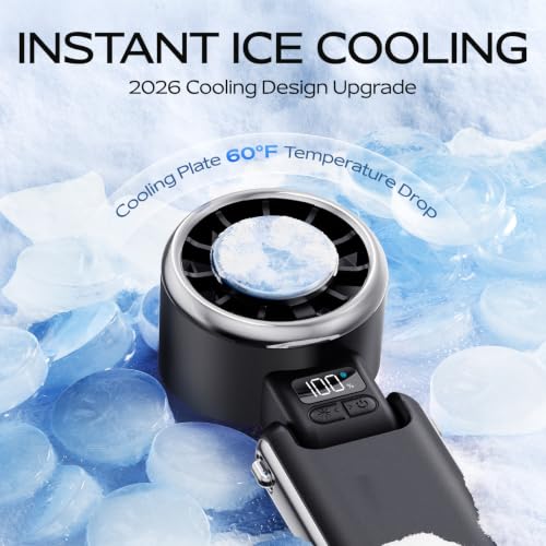 Mini Foldable Hand‑held Cooling Fan, Cordless Portable Fan with Multiple Speed Settings, Battery Operated, Practical Gadget for Outdoor Travel & Desk Daily Use