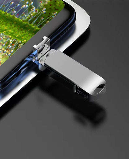 Large capacity 128g 4-in-1 USB flash drive