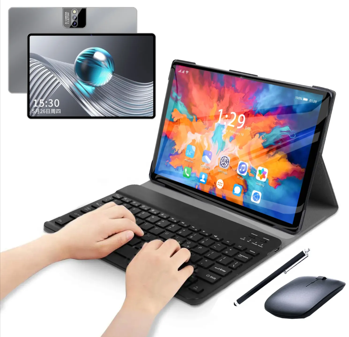 Tablets WIFI CPU 8GB RAM 256GB Rom Storage Case Tablet PC Tablette Tableta for Business