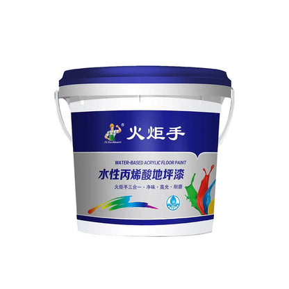 Eco-Friendly Water-Based Epoxy Floor Paint — Formaldehyde-Free & Toluene-Free, Waterproof, Non-Slip, Wear-Resistant for Indoor Concrete