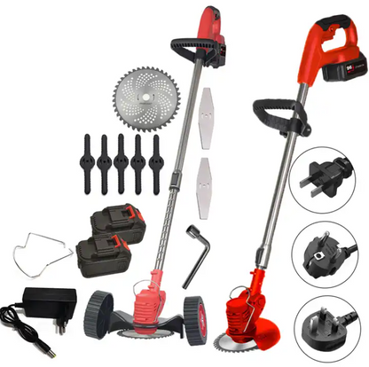 Upgrade your lawn game! 🌳✨ Get our cordless weed eater reel mower today and start cutting like a pro