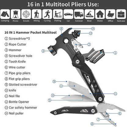 🔥🔥🔥16-in-1 Portable Multi Tool🔥🔥🔥