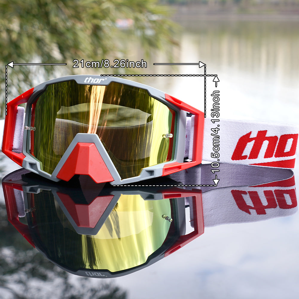 Off-Road Motorcycle Goggles: Dustproof & Windproof Riding Eyewear with Impact Protection for MX, Ski & ATV