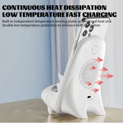 🔥🔥🔥Mini Chair Wireless Fast Charger Multifunctional Phone Holder🔥🔥🔥