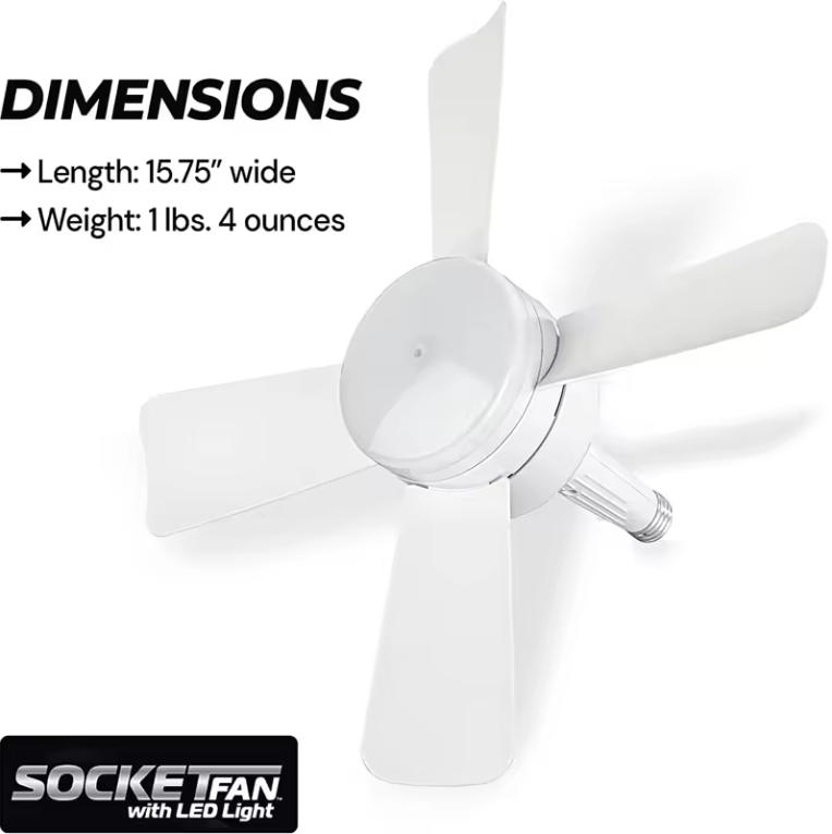 Mini ceiling fan light Cordless/Wireless
