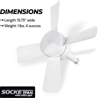 Mini ceiling fan light Cordless/Wireless