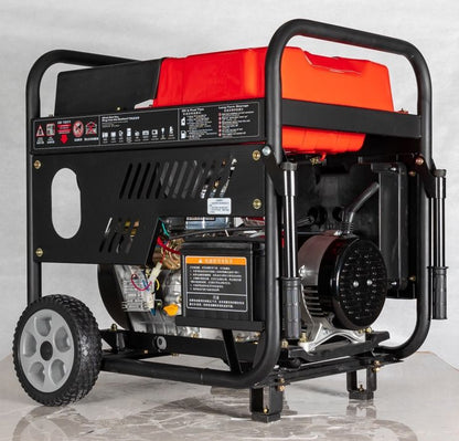 7500 Watt Dual Fuel Home Backup Portable Generator, Transfer Switch Ready 30A Outlet, RV Ready 30A Outlet, CO Sensor