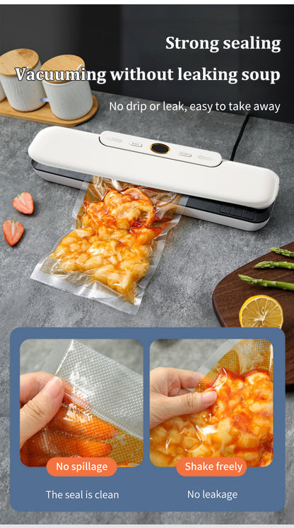 Automatic Household Food Saver Packing Bags Storage Packaging Machine  Mini Food Vacuum Sealer