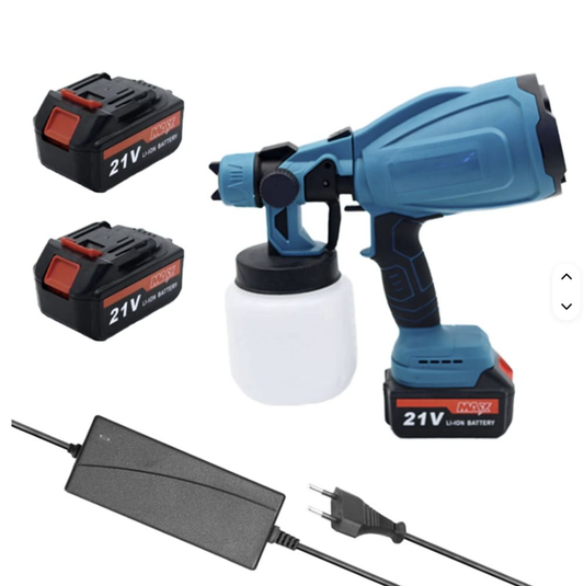 Home Electric Cordless and Brushless Power Spray Gun with Lithium Battery