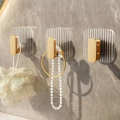 Bathroom hooks clear acrylic display hook cabinet door rack