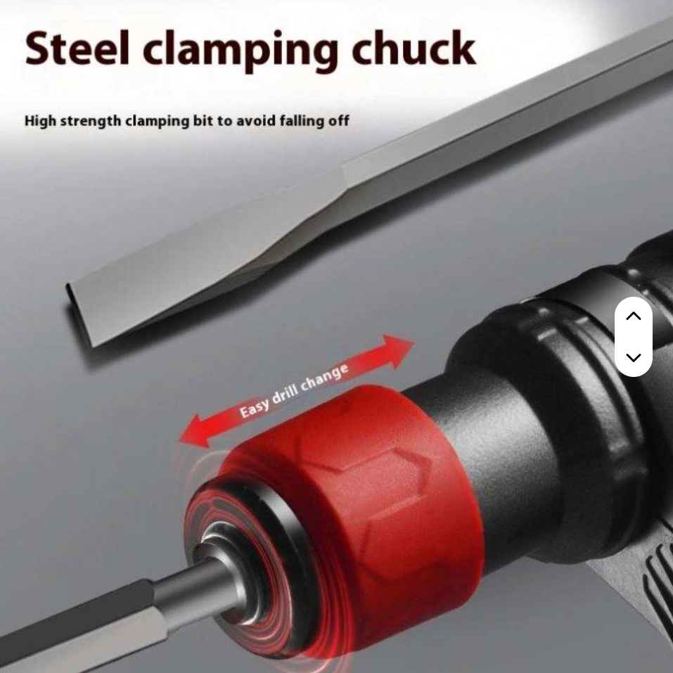 High-Power 20V Lithium Battery Powered Brushless Lithium Drill Industrial Grade Handheld Concrete Rotary Hammer