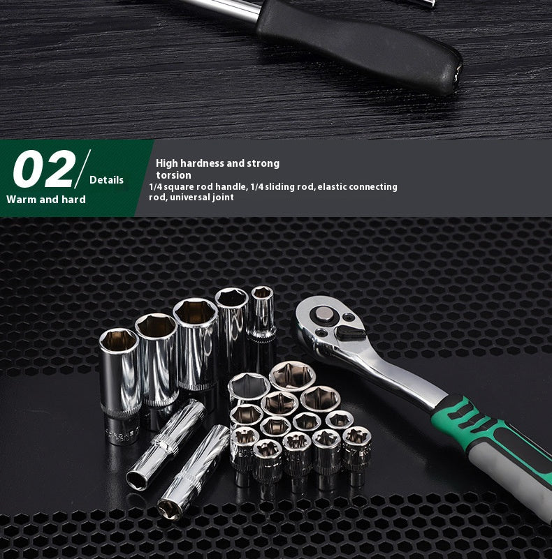 121Piece Industrial Grade Tool Set  High Quality Multi Function Home  Auto Repair Kit