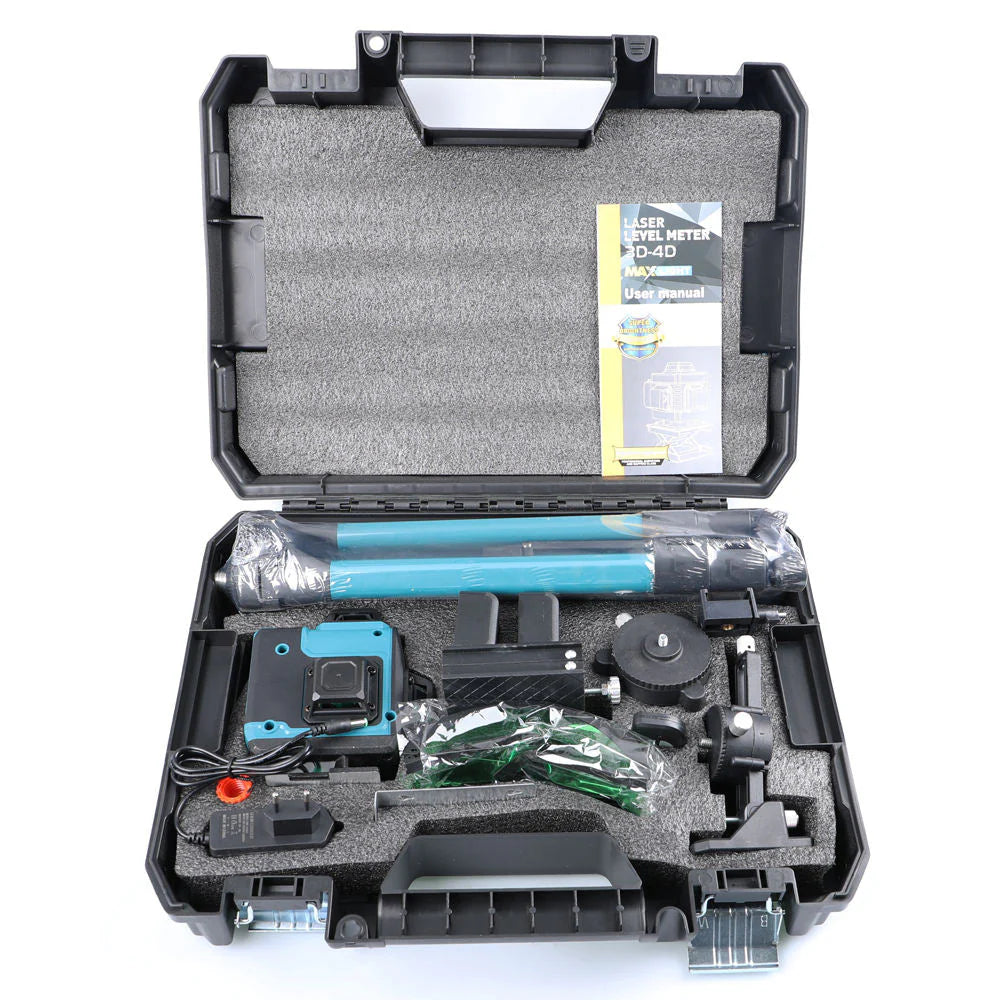 4D 16 Lines Green Laser Level, 360° Self-Leveling, Factory OEM Customizable
