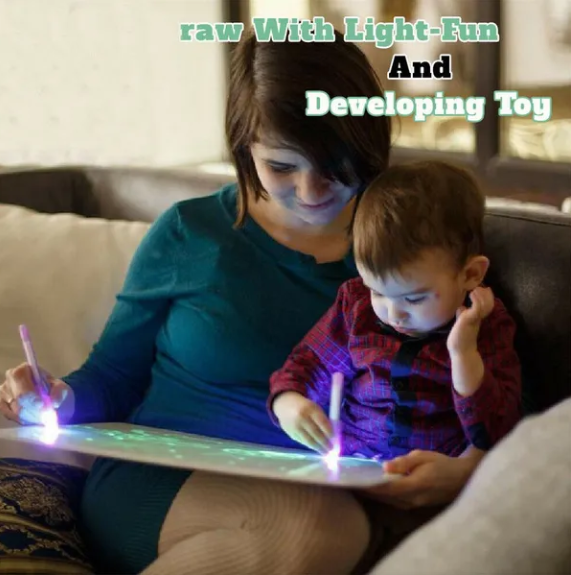 Hot Selling 🎁🌟 Magic LED Light Painting Board - Unleash your kids' creativity! ☀