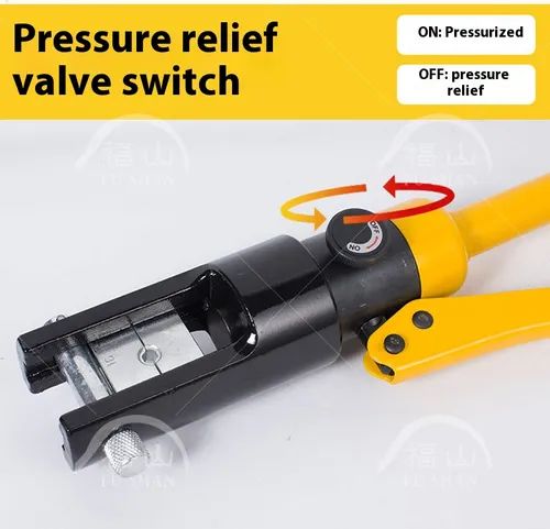 Copper-Aluminum Nose & Cable Crimping Pliers, Manual Hydraulic Type, Portable Electrician Tool