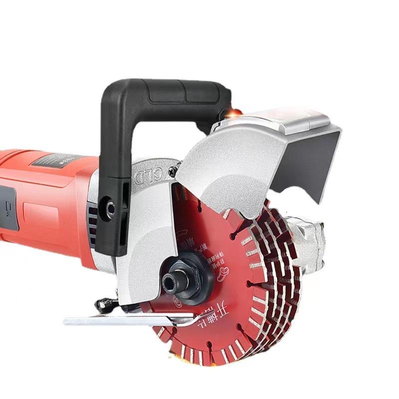 Multiple Saw Blades Slotting Wall Cutter Groove Machine Concrete Wall Chaser Machine Electrical Cutter Tools