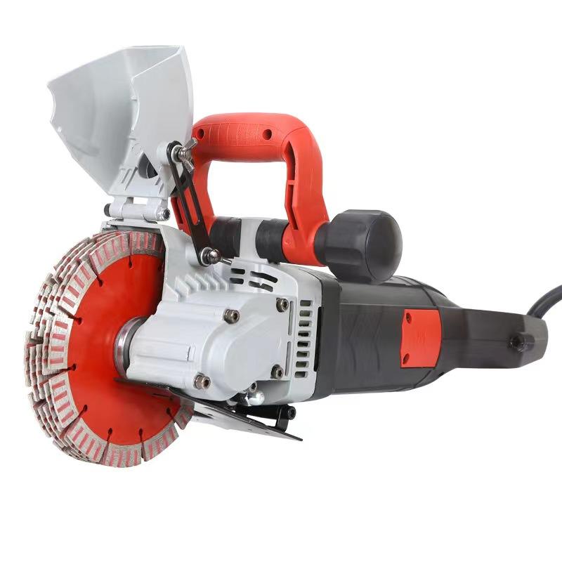 Multiple Saw Blades Slotting Wall Cutter Groove Machine Concrete Wall Chaser Machine Electrical Cutter Tools