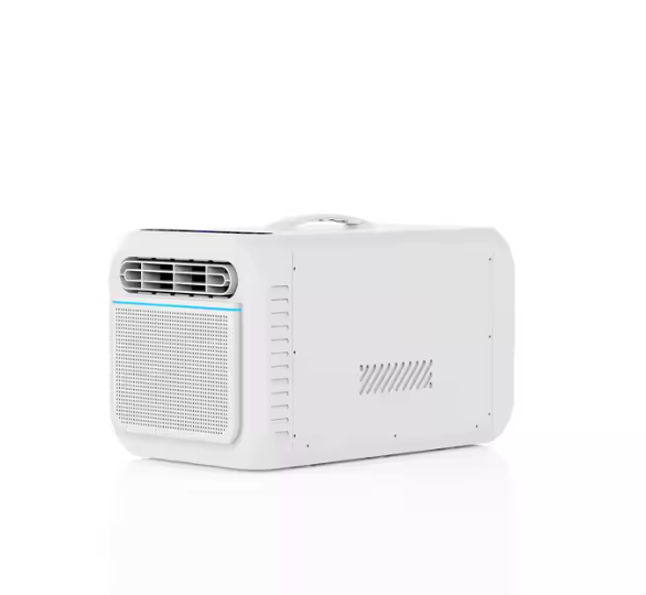 Portable mobile air conditioner with hot and cold function, no drainage, mini camping air conditioner for car