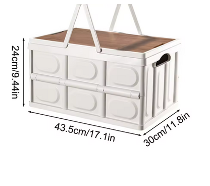 Multi-Use Thickened Storage Box: Creative Foldable Organizer for Outdoor, Car and Indoor
