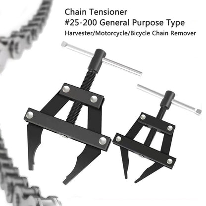 Manual motorcycle chain connector tool, industrial chain fixator, chain tensioner