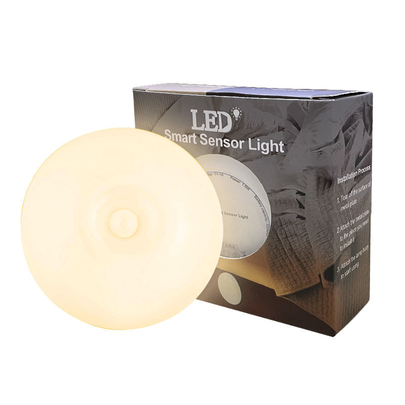 Motion Sensor LED Night Light USB Rechargeable Night Lamp for Bedroom Kitchen Cabinet Light Wireless Closet Light