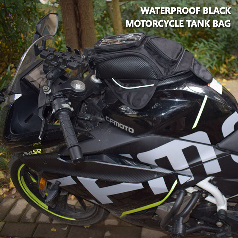 Magnetic Waterproof Motorcycle Tank Bag with Phone Navigation Window | Multi-Function Outdoor Storage