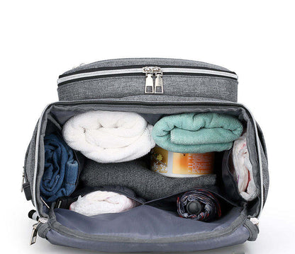 Multi-Function Diaper Backpack: Large-Capacity, Lightweight & Stylish Baby Bag for Moms
