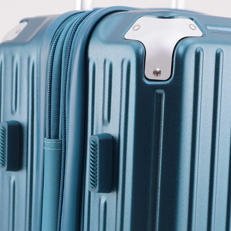 24-Inch Hard-Shell Luggage - Aluminum Corner Protectors, High-Quality Carry-On Suitcase