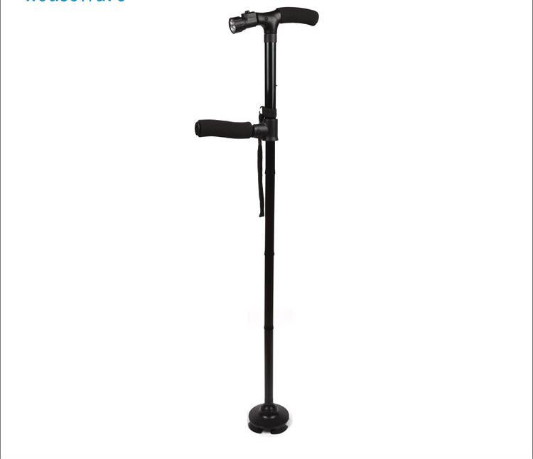 Household Walking Cane Portable Aluminum Retractable Mountaineer's Tuck-in Design Non-slip for Activities and Walks