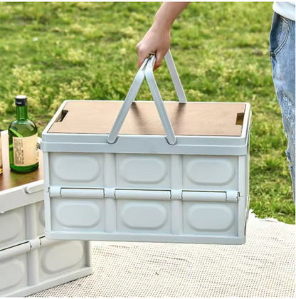Multi-Use Thickened Storage Box: Creative Foldable Organizer for Outdoor, Car and Indoor